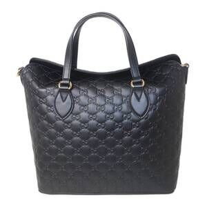 GUCCI Gucci Handbag Shoulder Bag Guccissima Black 428226